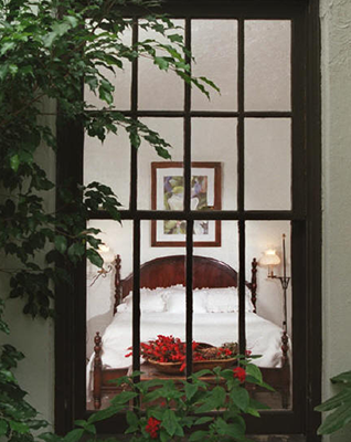 Villa Bedroom Through Window