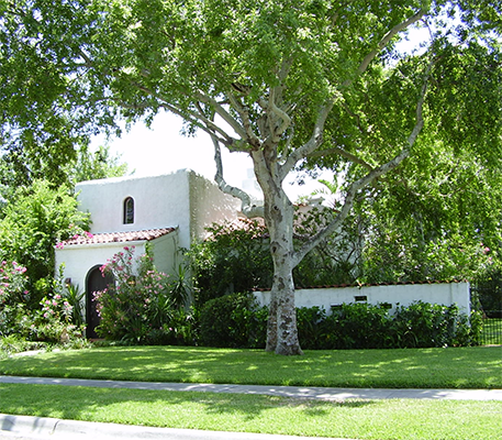Front View of Villa